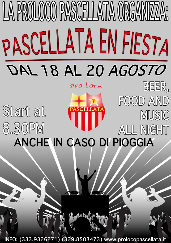 Pascellata en fiesta